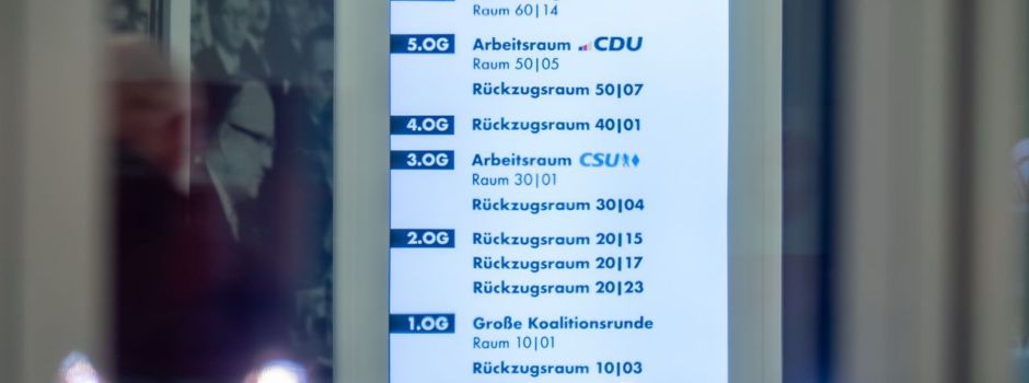 Erste Etappe der Koalitionsverhandlungen vor dem Abschluss