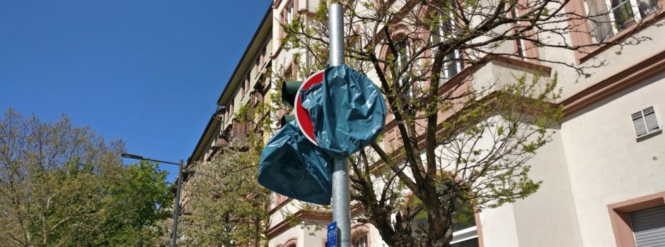 Nächtliches Abreißen der Tempo-30-Abdeckungen: So reagiert die Stadt Mainz