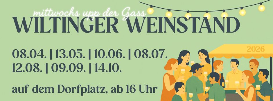 Weinstand-Saison beginnt