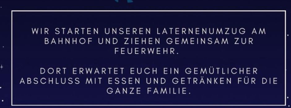 Laternenumzug in Weetzen