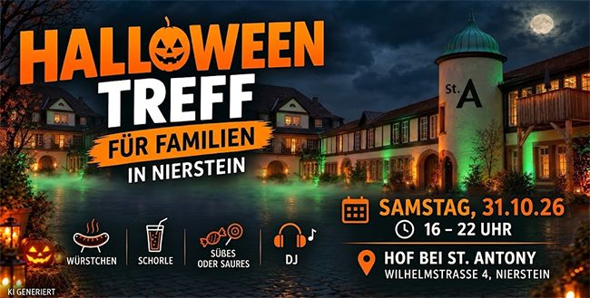 Halloween-Treff für Familien: Entspannter Nachmittag in Nierstein