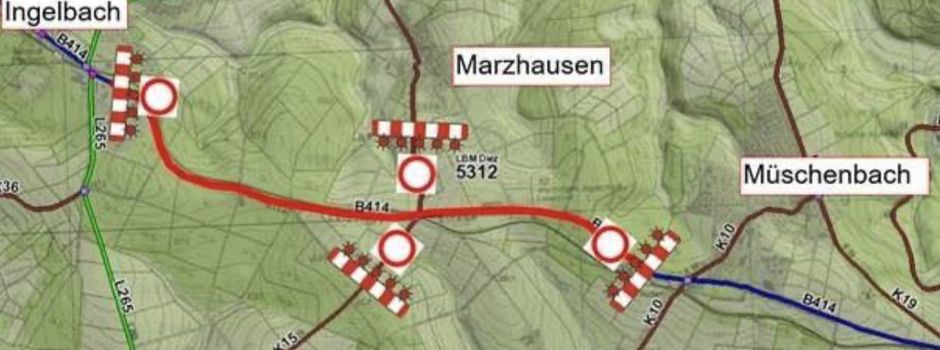 Zweiter Bauabschnitt der B414