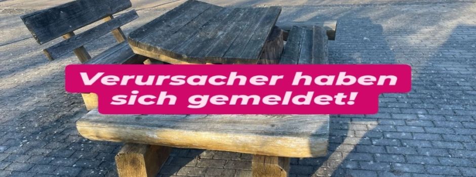 Der Schaden wird repariert!