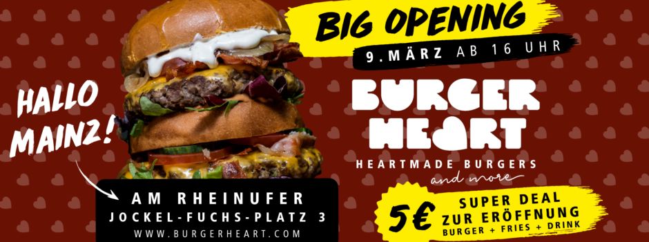Burgerheart eröffnet in Mainz