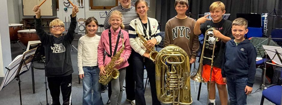 Neue Bläserklasse des Musikzugs erfolgreich gestartet