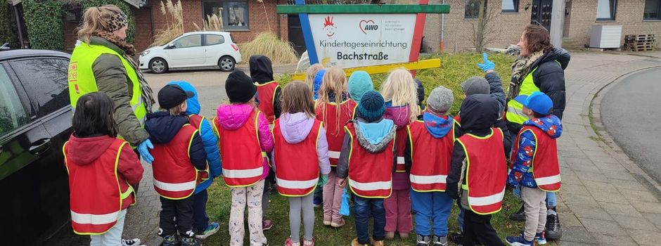 Wackelzähne der AWO Kita Lotte beteiligten sich bei "Lotte räumt auf"