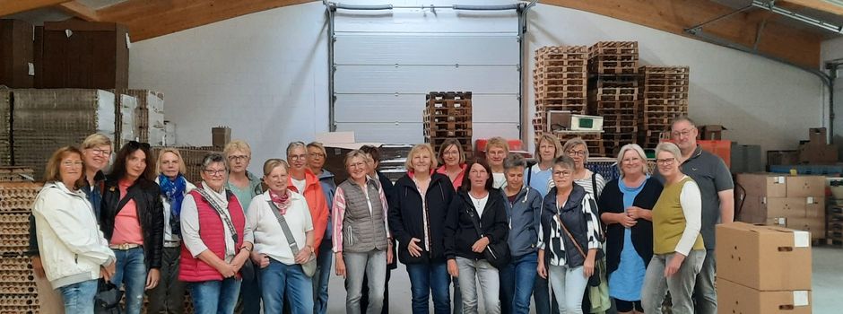 Landluft & Leckereien – kfd besucht Brunos Hofladen per Rad