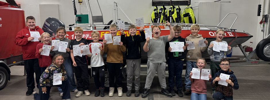Kinderfeuerwehr zeigt ihr Können bei der Abnahme der Kinderflamme 1 & 2 in Otterndorf 🔥🚒
