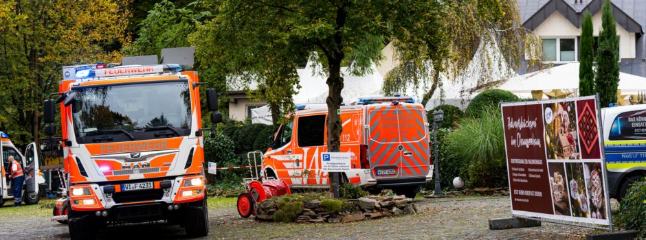 Brand in Wiesbadener Hochzeitslocation