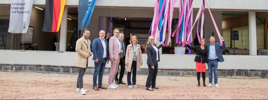 Riesen-Hörsaal: TH Bingen feiert Richtfest für neues Audimax