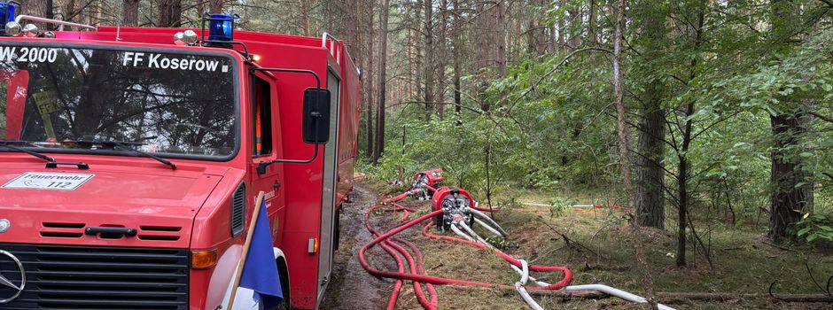 Einsatz der freiwilligen Feuerwehr Koserow