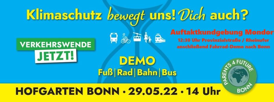 Demonstration: „Verkehrswende jetzt“ - auch in Niederkassel