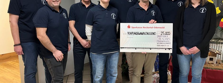 Weihnachtsmarkt Fahrenbach erlöst 25.000.-€