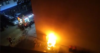 Feuer in der Mainzer Neustadt