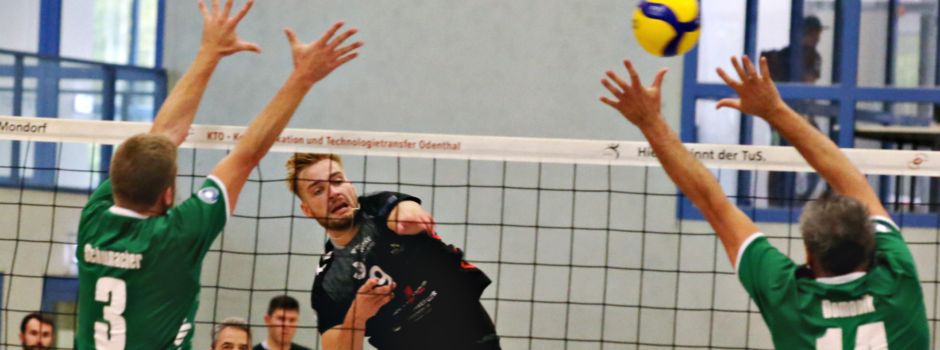 Volleyball: Heimpremiere mit 3:0 Sieg für den TuS Mondorf (mit Foto-Galerie)