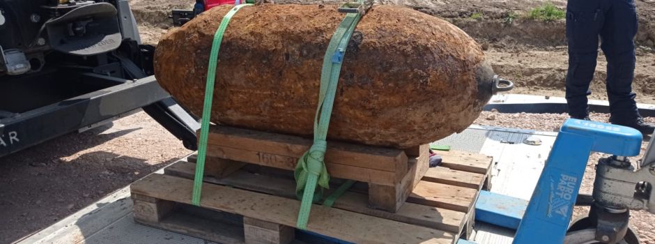 Weltkriegsbombe in Mainz erfolgreich entschärft