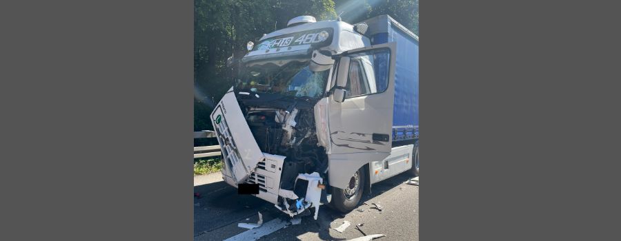 Schwerer Unfall auf A3 bei Wiesbaden
