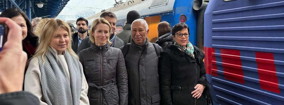 Zum Amtsantritt in Kiew: EU-Spitzenvertreter setzen Zeichen