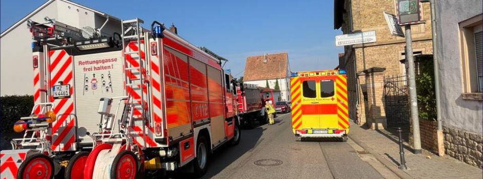 Mann stürzt in drei Meter tiefe Grube in Stadecken-Elsheim