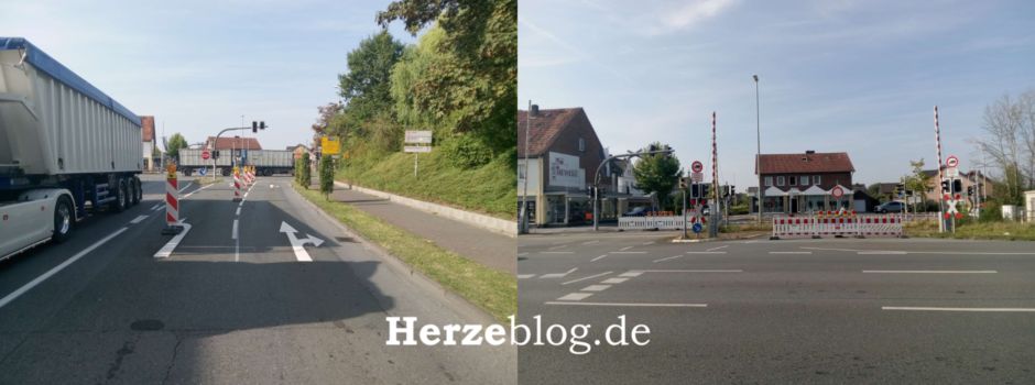 Bahnschaltung an der B64-Ampelanlage abgeschaltet