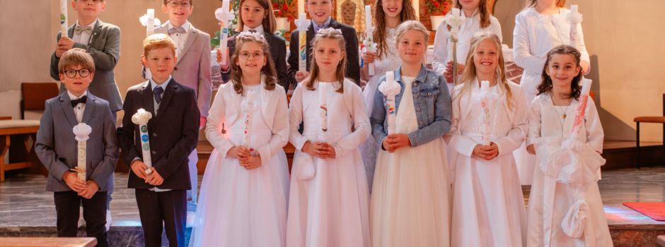 Unvergessliche Erstkommunion für Thürer Kommunionkinder