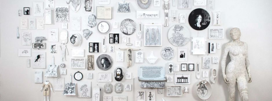 kunstakademie: atelier blau eröffnet Ausstellung „schwarz auf weiss“ am 23. März in Guntersblum