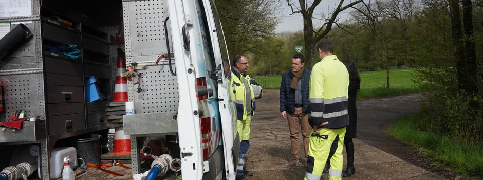 Überprüfungen des Wasserrohrnetzes in der Gemeinde Rehlingen-Siersburg