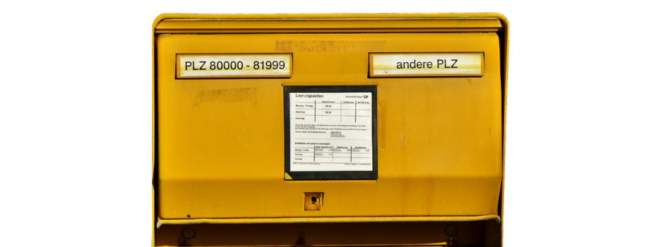 Sachbeschädigung am Postbriefkasten