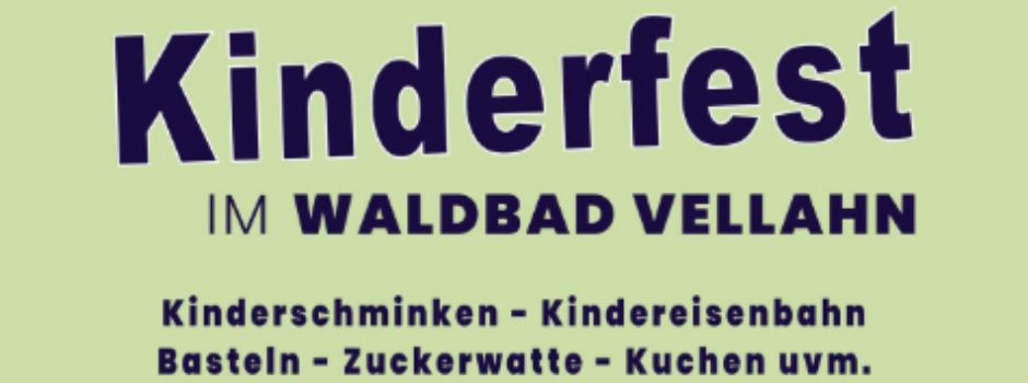 Kinderfest im Vellahner Waldbad