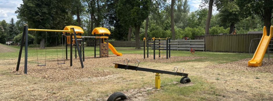 Neues Spielgerät am Spielplatz Jerxheim Bahnhof – Jetzt wird’s noch bunter und spannender!