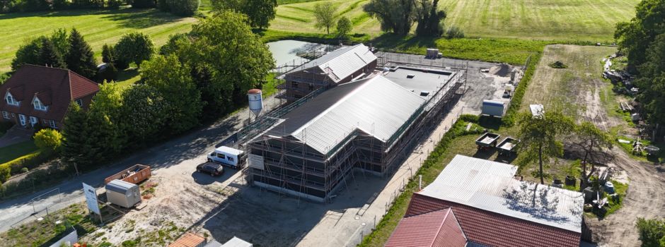 aktueller Stand: Neubau Feuerwehrhaus Westersode/Althemmoor