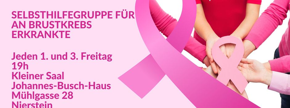 Neue Selbsthilfegruppe ab September für an Brustkrebs Erkrankte immer am ersten und dritten Freitag im Monat