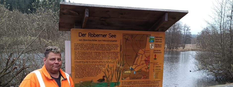 Info-Tafel „Roberner See“ erneuert