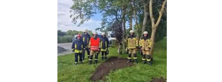 Baumpflanz-Challenge der Feuerwehr 2025