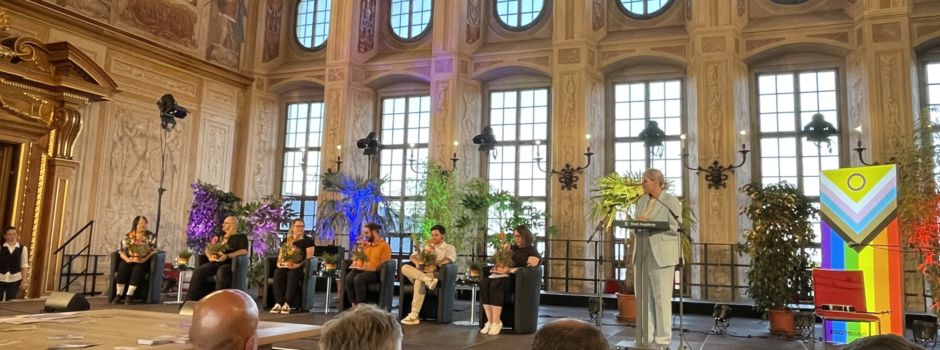 Regenbogenempfang im Goldenen Saal – das queere Augsburg wird sichtbar