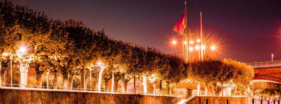 Lichtshow auf dem Rhein bei Mainz geplant