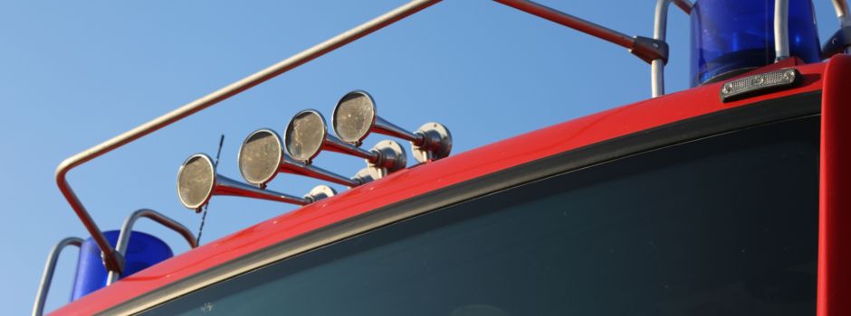 Brand im Gewerbegebiet Südring
