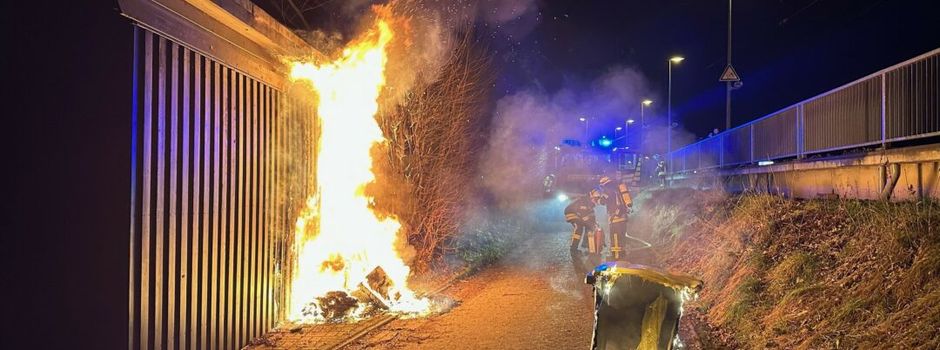 Feuerwehreinsatz am Neujahrsmorgen