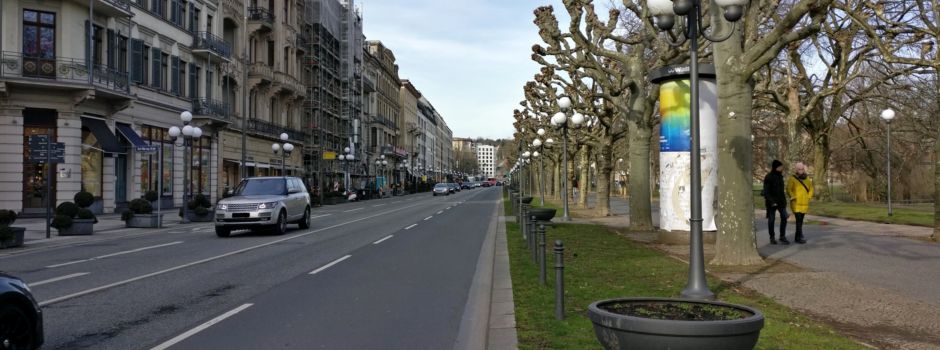 Zwei Demos an einem Tag: Große Teile der Wiesbadener Innenstadt gesperrt
