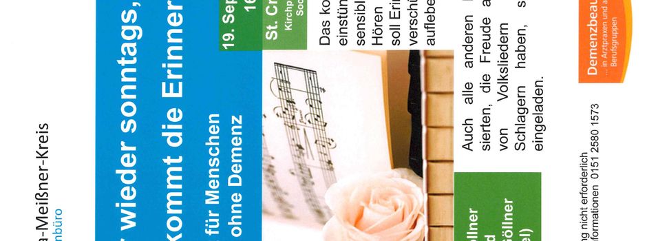 Konzert für Menschen mit und ohne Demenz