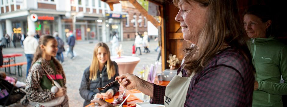 Herbstmarkt in Worms zum Mantelsonntag-Wochenende