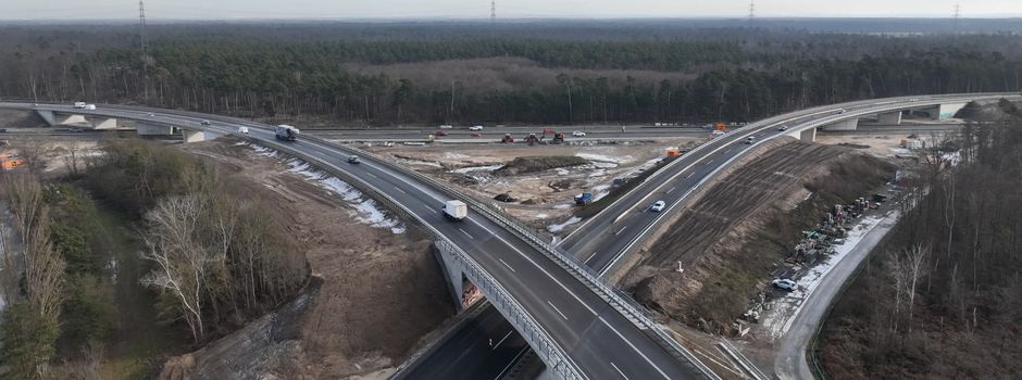 A60/A67: Einschränkungen am Rüsselsheimer Dreieck ab Montag