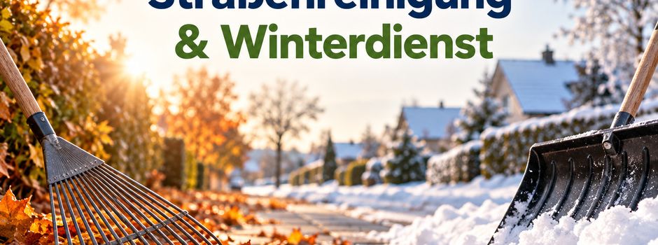 Straßenreinigung im Herbst und Winter: Das sollten Grundstückseigentümer beachten