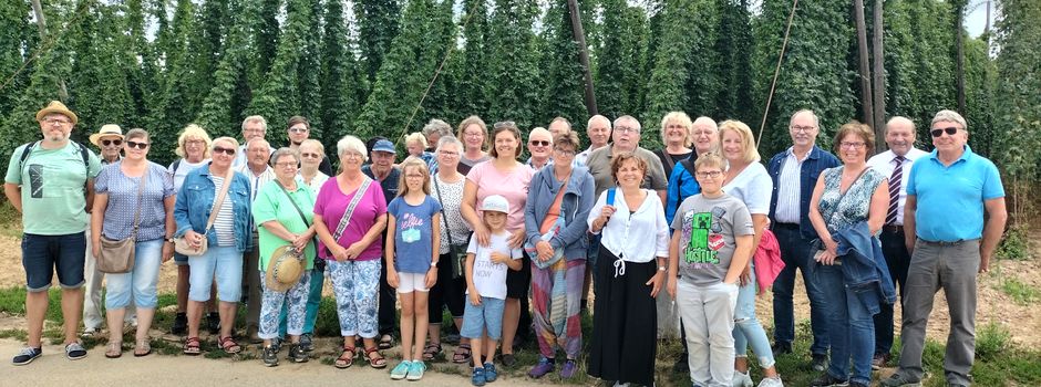 Bericht über die Fahrt in den Hopfengarten am Mittwoch 23. Juli
