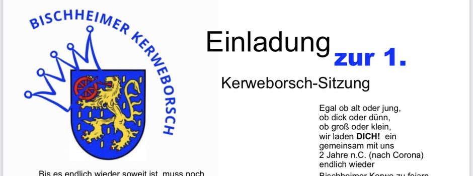 1. Kerweborsch-Sitzung
