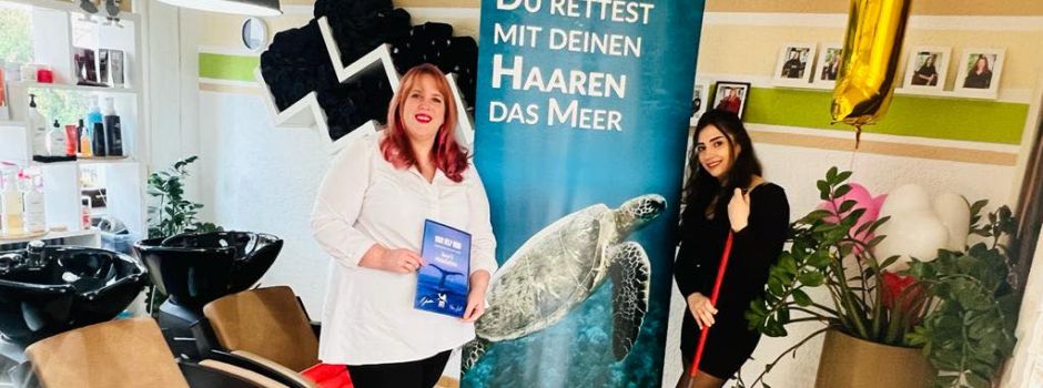 Mit Haaren die Meere reinigen: Mainzer Friseurin sammelt für nachhaltige Initiative