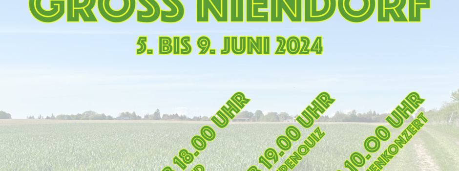 Dorffest in Groß Niendorf