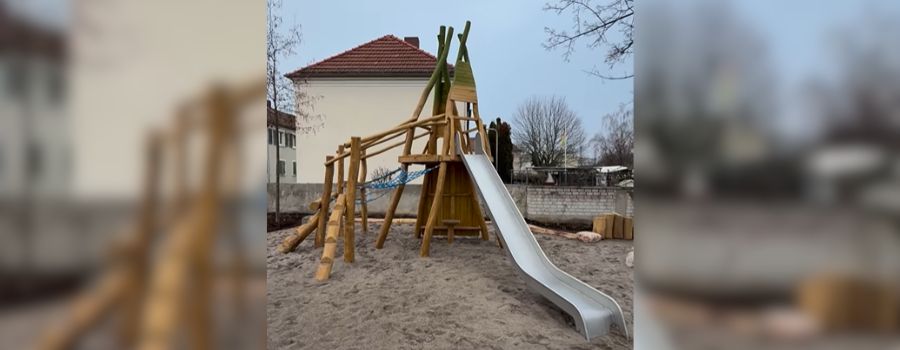 Wormser „Grüne Schiene“: Spielplatz fertiggestellt