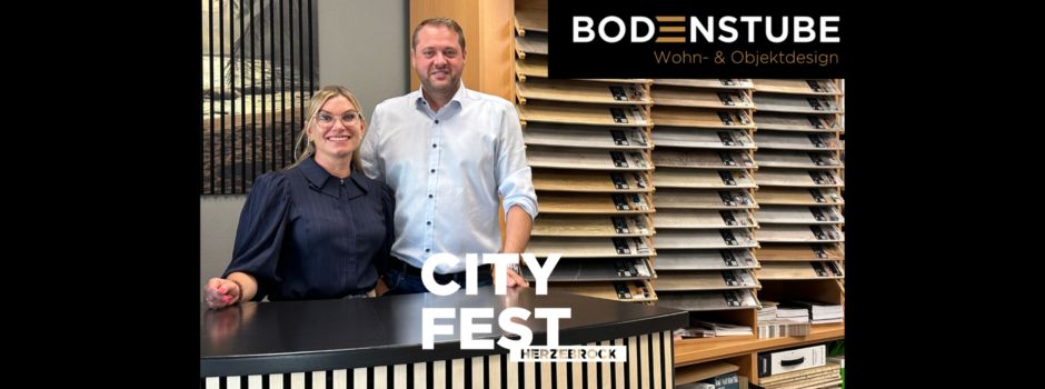 Rabattaktion zum CITY FEST bei der BODENSTUBE GmbH - Wohn- & Objektdesign in Herzebrock