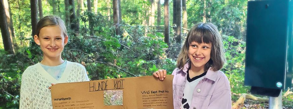 FreiDay: Hundekotmülleimer für den Wald in Beverstedt
